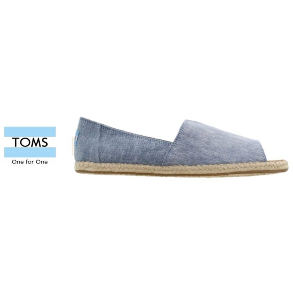 TOMS DENIM Chambray ESPADRILLES